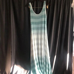 Blue Striped‎ Dress